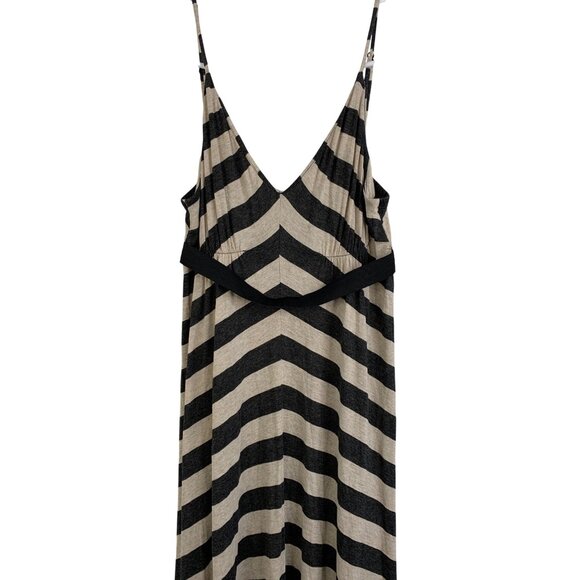 Scoop NYC Small Maxi Camisole Dress Stripe Straps NWT Beach Travel Vacay - Picture 5 of 8